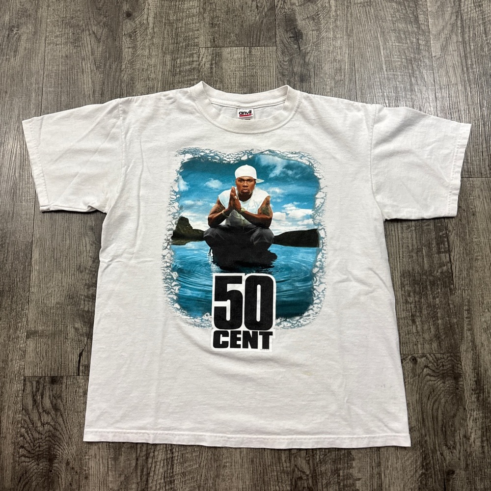Vintage Y2K 2005 50 Cent Rap Hip Hop Tour T Shirt